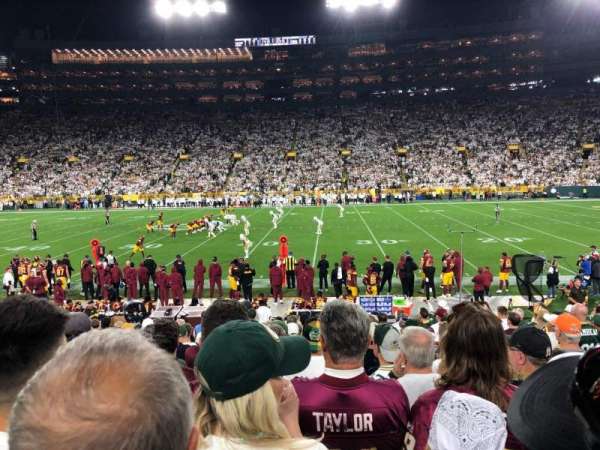 Lambeau Field, section: 117, row: 16, seat: 19