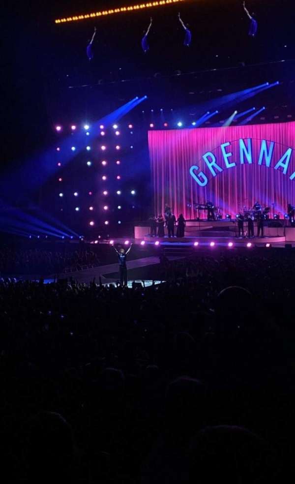 The O2, London, section: 110, row: n, seat: 313