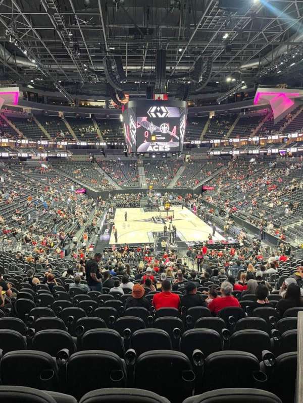 T-Mobile Arena, section: 20, row: Z, seat: 19