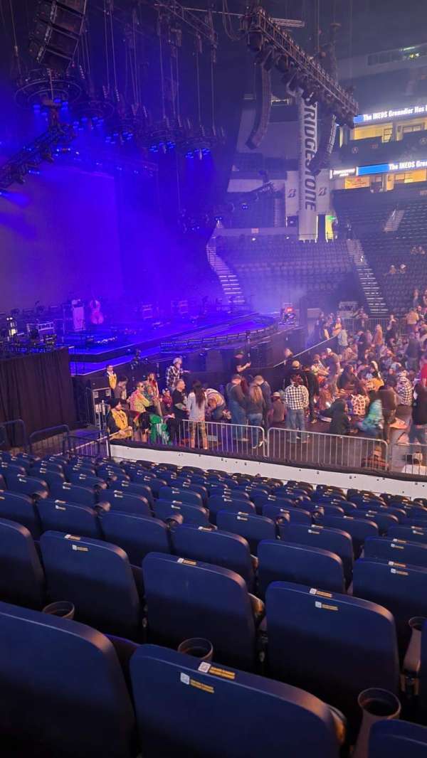 Bridgestone Arena, section: 114, row: MM, seat: 6