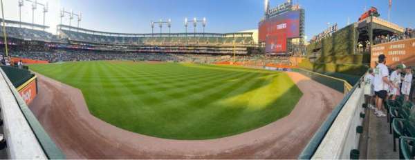 Comerica Park, section: 102, row: E, seat: 7