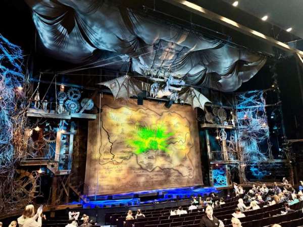 Gershwin Theatre, section: Orchestra L, row: N, seat: 9,11,13