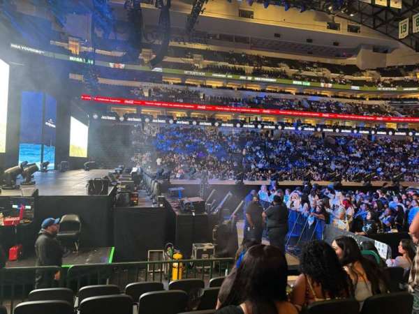 American Airlines Center, section: 121, row: F, seat: 1-5ish