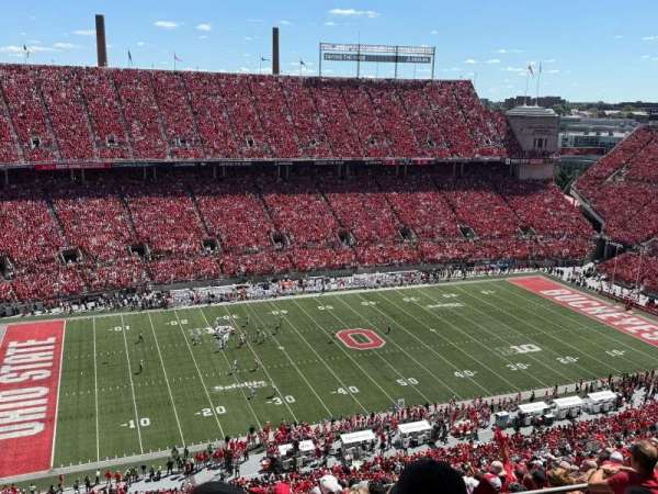 Ohio Stadium, section: 17D, row: 3, seat: 13
