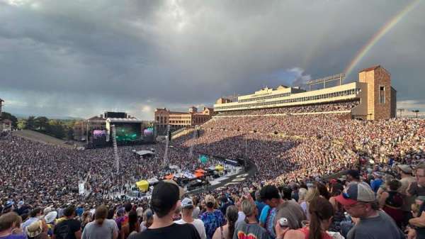 Folsom Field, section: 207, row: 99, seat: 1