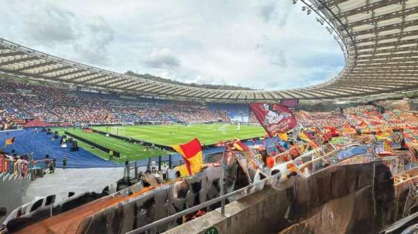 Stadio Olimpico, section: 27AD, row: 18, seat: 3S