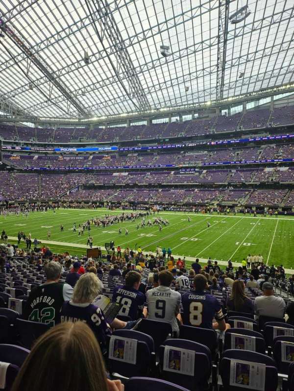 U.S. Bank Stadium, section: 106, row: 29, seat: 3