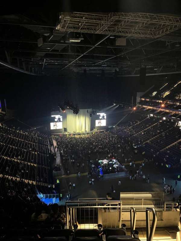 The O2, London, section: 410, row: M, seat: 679
