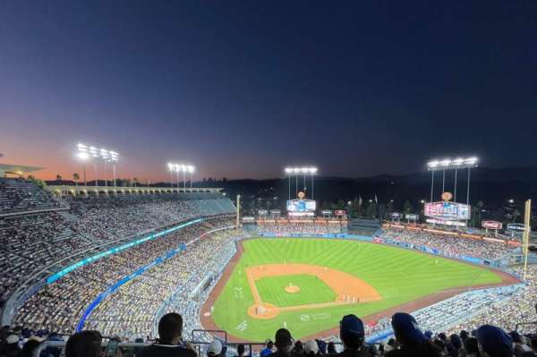 Dodger Stadium, section: 8TD, row: J, seat: 4