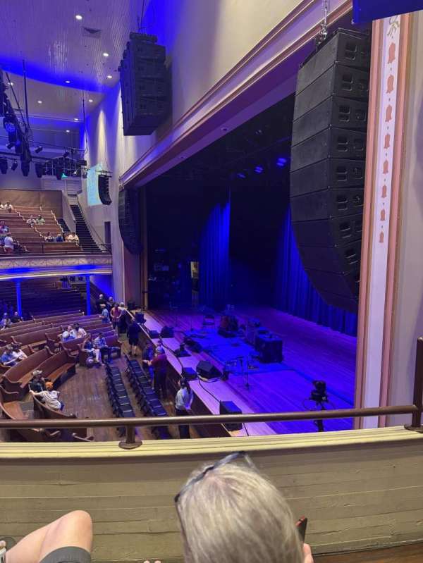 Ryman Auditorium, section: BAL-9, row: B, seat: 4
