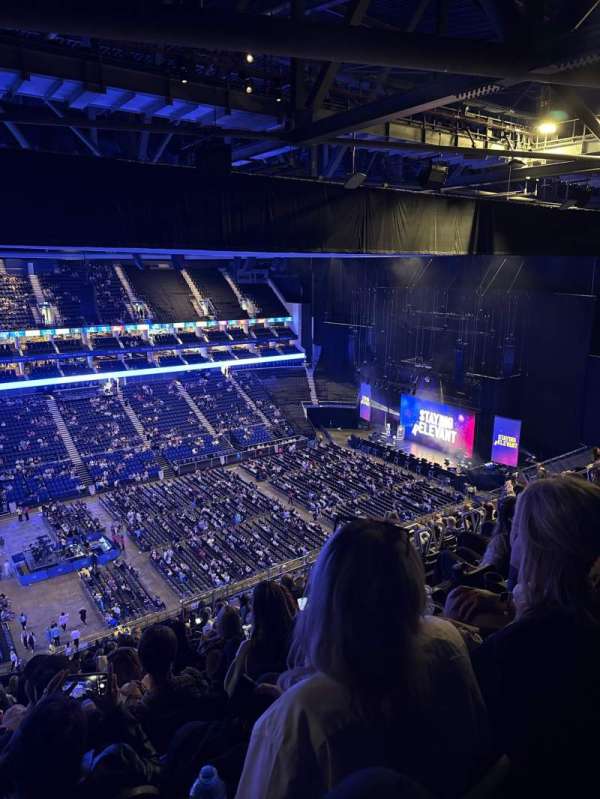 The O2, London, section: 417, row: S, seat: 864