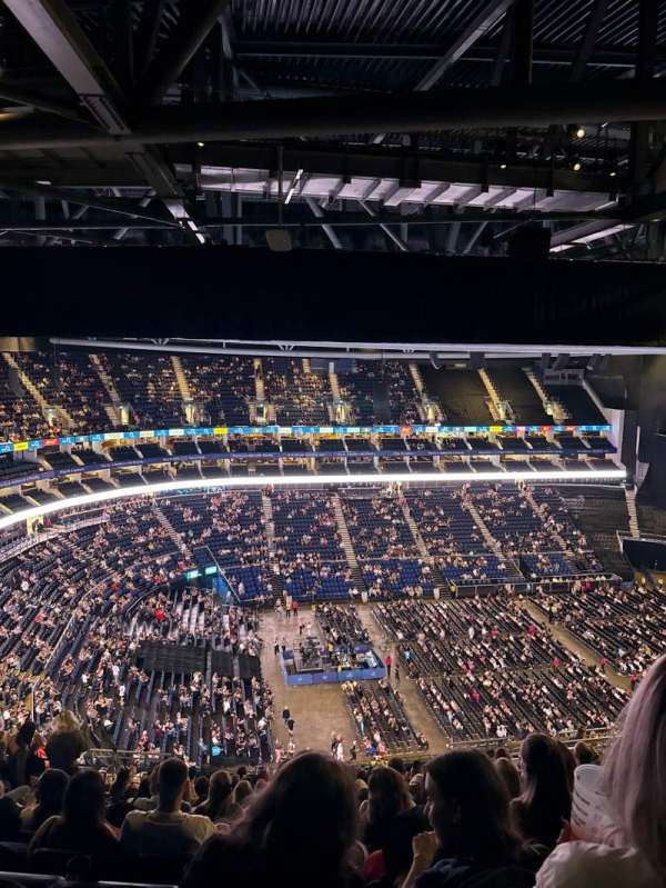 The O2, London, section: 417, row: S, seat: 864