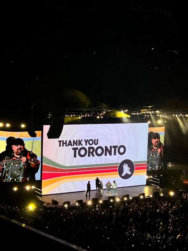 Scotiabank Arena, section: 307, row: 1, seat: 4