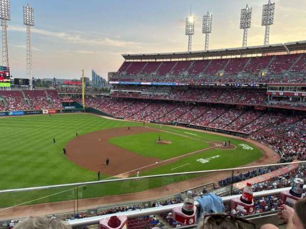 Great American Ball Park, section: 414, row: B, seat: 15-16