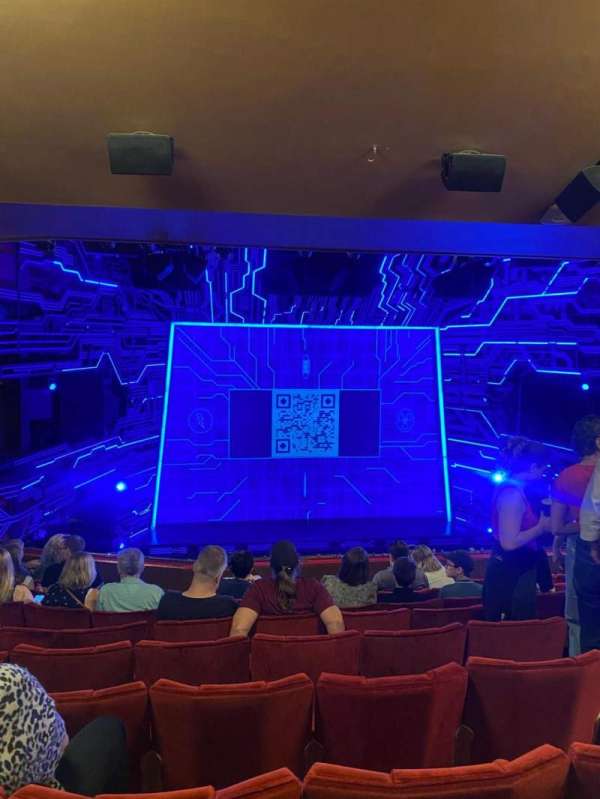 Adelphi Theatre, section: Dress circle, row: J, seat: 22