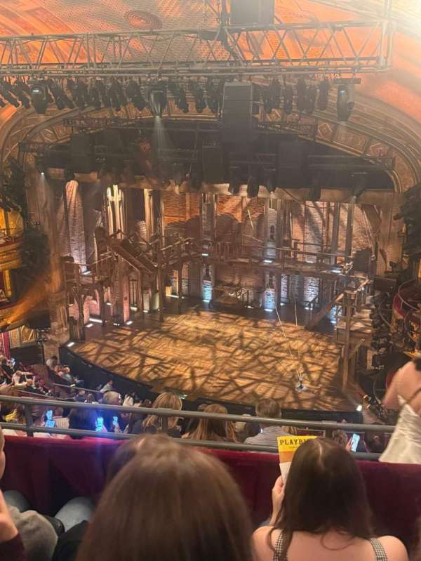 Richard Rodgers Theatre, section: Rear Mezzanine R, row: J, seat: 24