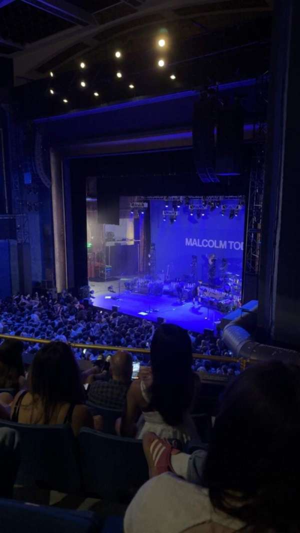 College Street Music Hall, section: 202, row: D, seat: 52