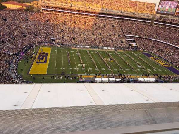 Tiger Stadium, section: 519, row: 1, seat: 3