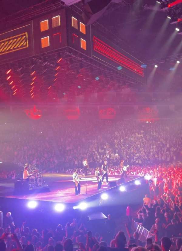 The O2, London, section: 101, row: M, seat: 16