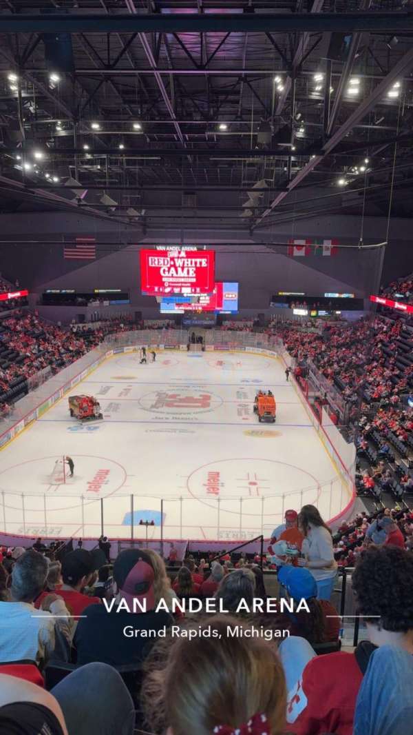 Van Andel Arena, section: 201, row: M, seat: 2