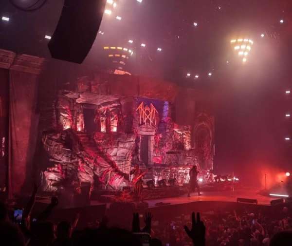 First Horizon Coliseum, section: 109, row: FF