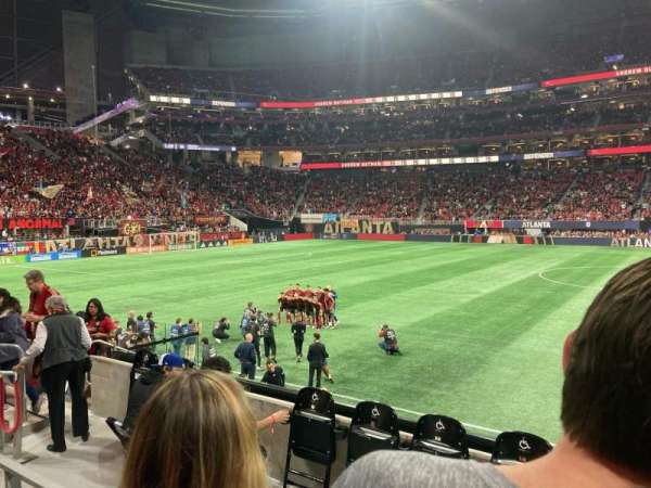 Mercedes-Benz Stadium, section: C128, row: 5, seat: 8