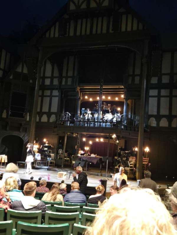 Allen Elizabethan Theatre, section: A, row: F, seat: 22