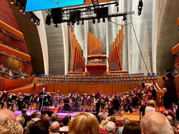 Helzberg Hall, section: Orchestra, row: G, seat: 125