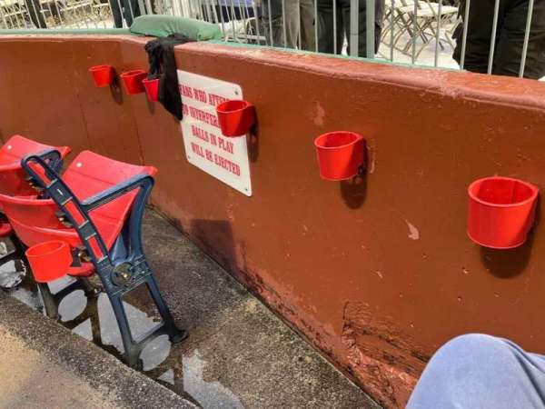 Fenway Park, section: Right Field Box 7, row: 2, seat: 17