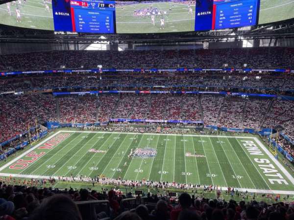 Mercedes-Benz Stadium, section: 338, row: 18, seat: 21