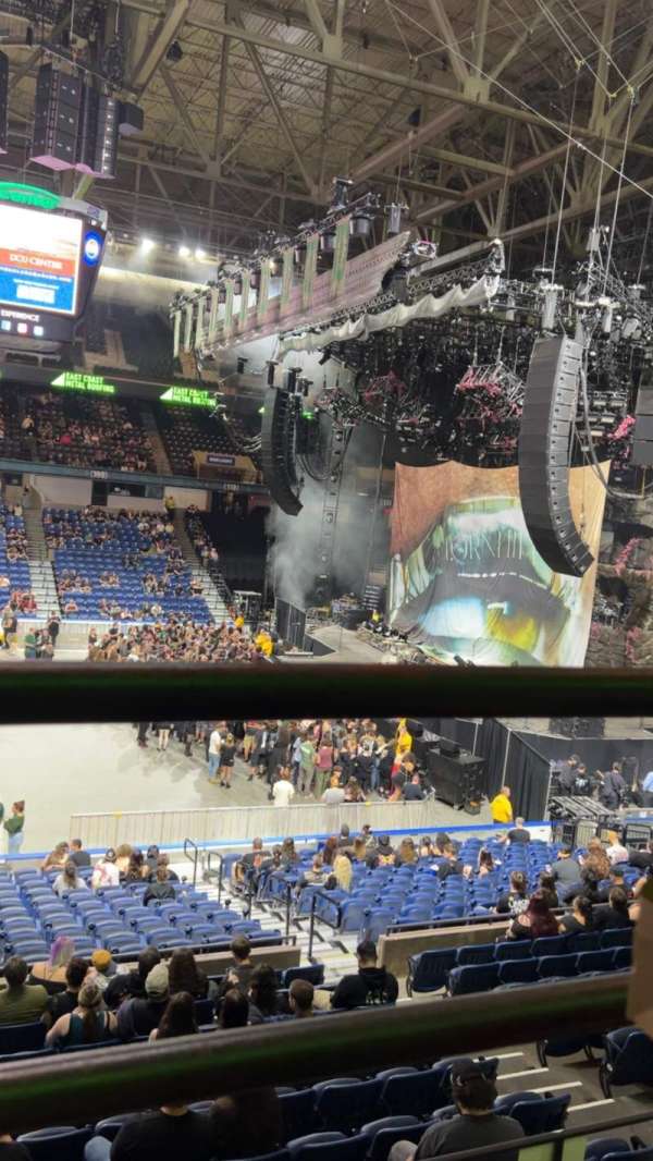 DCU Center, section: 231, row: A, seat: 3