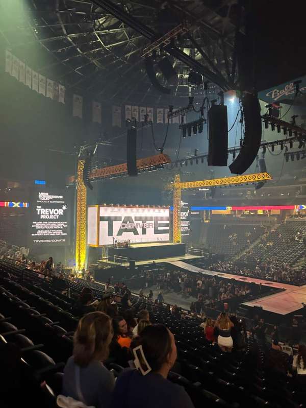 Ball Arena, section: 124, row: 15, seat: 1