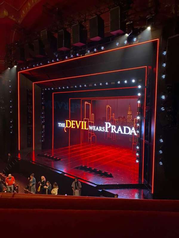 Dominion Theatre, section: Circle, row: A, seat: 6