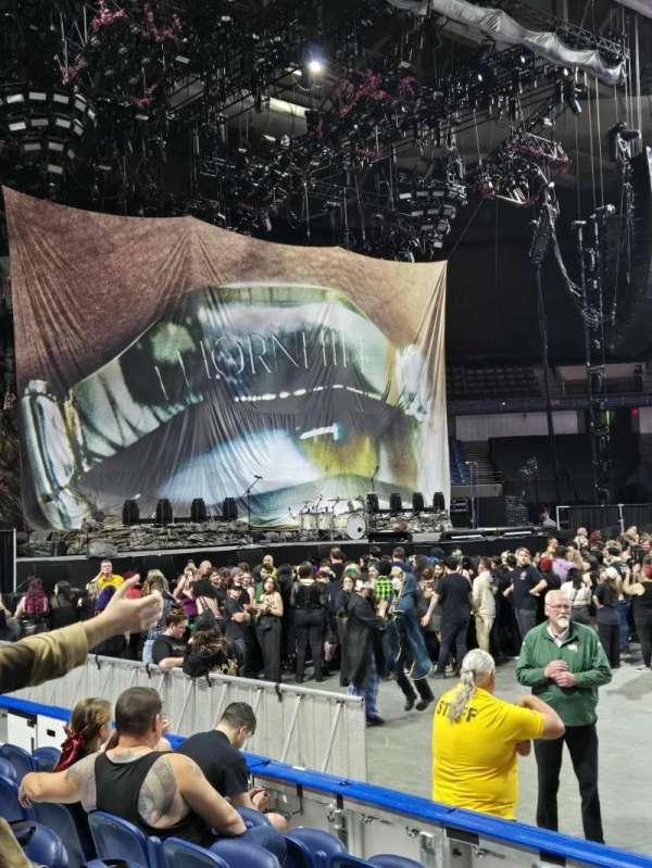 DCU Center, section: 108, row: GG, seat: 1