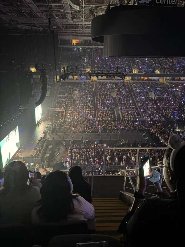 SAP Center, section: 216, row: 7, seat: 7