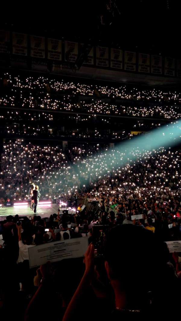 Prudential center, section: 8, row: 6, seat: 16