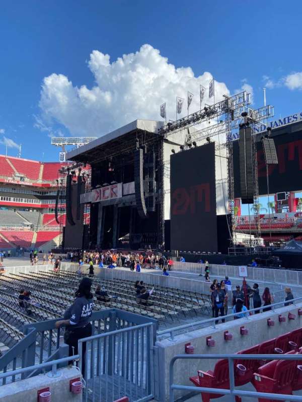 Raymond James Stadium, section: 112, row: E, seat: 20