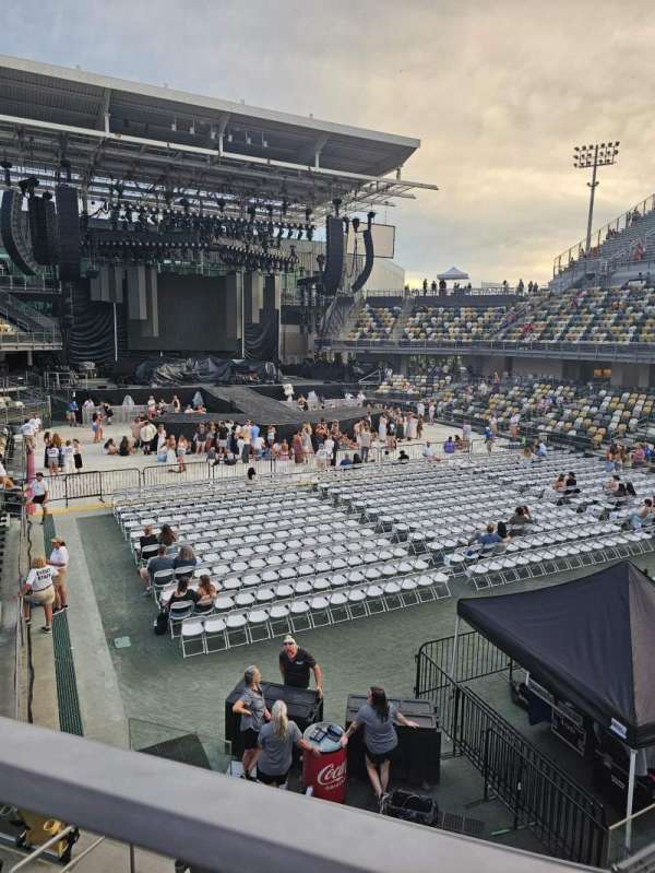 Credit One Stadium, section: 215, row: A, seat: 6
