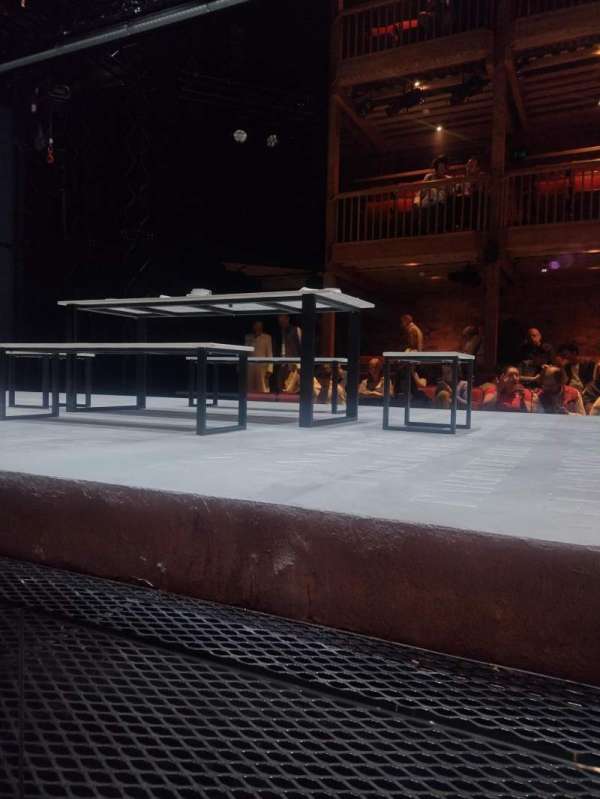 Swan Theatre, section: ground, row: A, seat: 42