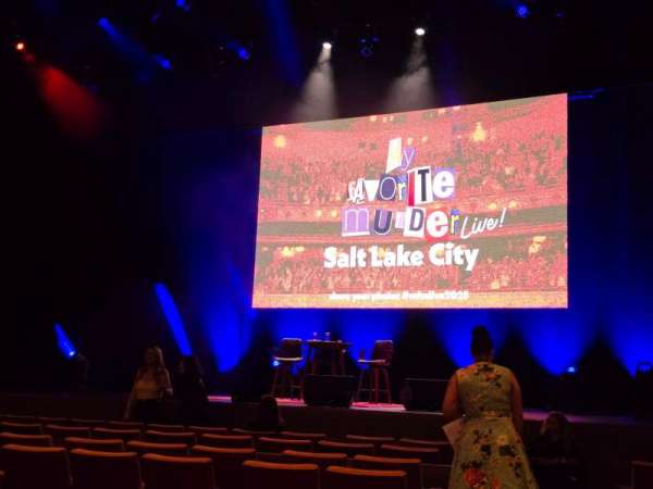 eccles theater, section: Orchestra C, row: G, seat: 101