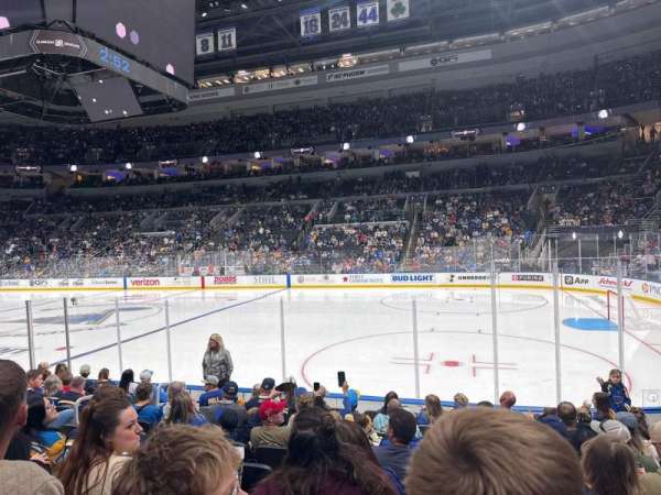 Enterprise Center, section: 101, row: K, seat: 9
