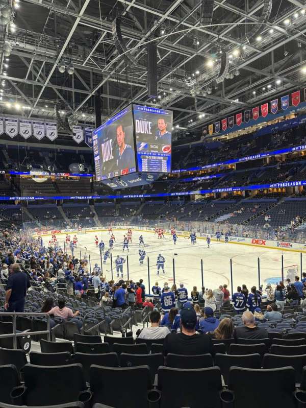 Benchmark International Arena, section: 126, row: V, seat: 25