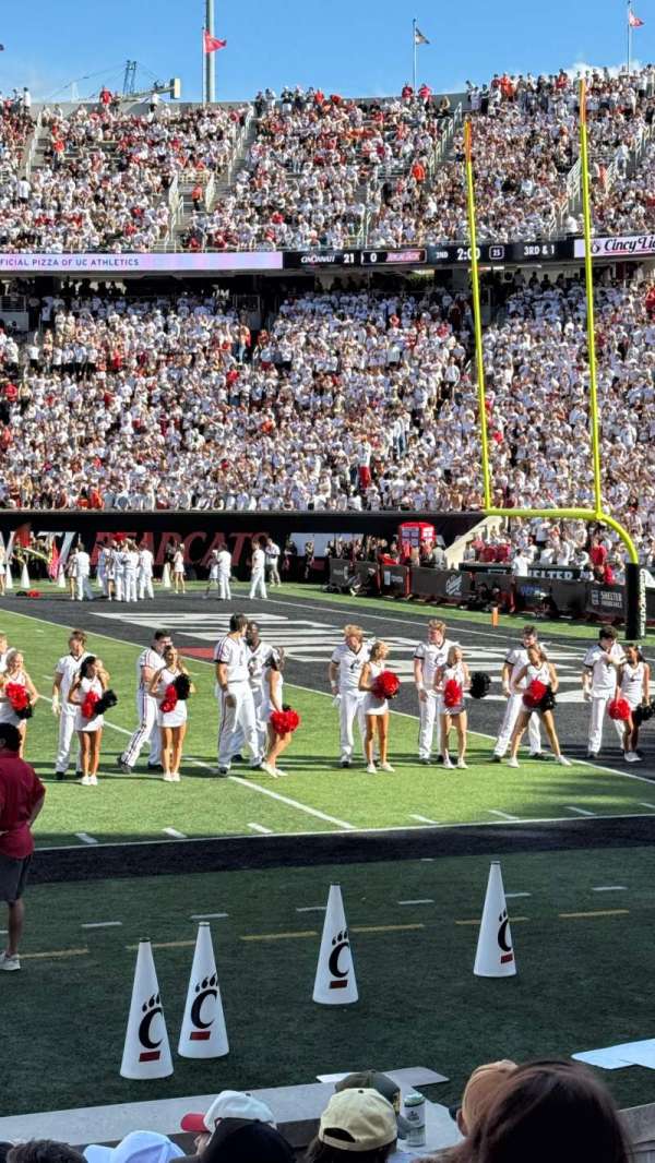 Nippert Stadium, section: 119, row: 12, seat: 1