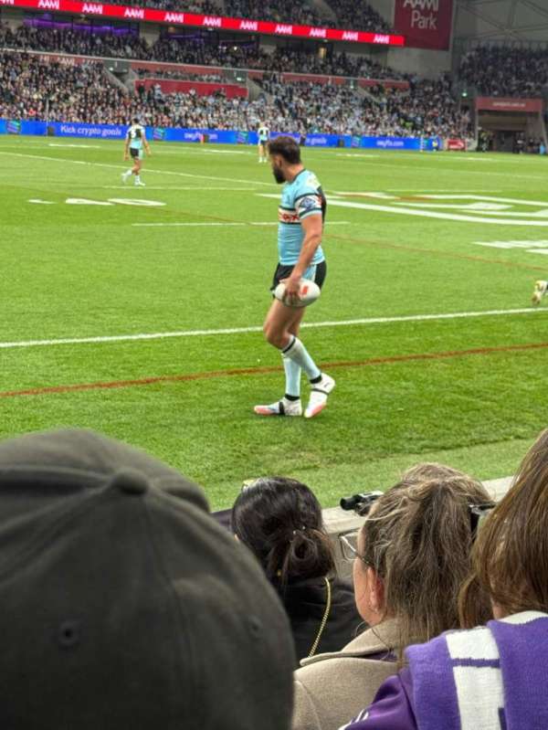 AAMI Park, section: 27, row: D, seat: 10