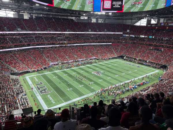 Mercedes-Benz Stadium, section: 345, row: 8, seat: 14