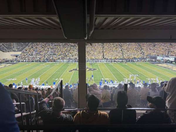 Folsom Field, section: 201, row: 3, seat: 2