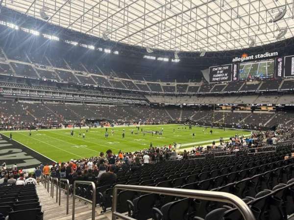 Allegiant Stadium, section: 140, row: 27, seat: 1