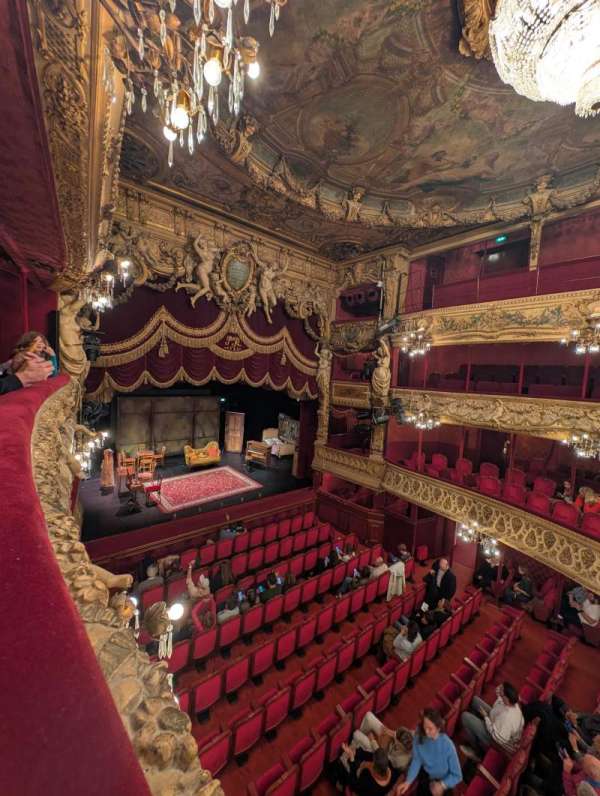 Théâtre du Palais-Royal, section: Balcon, row: T, seat: 23