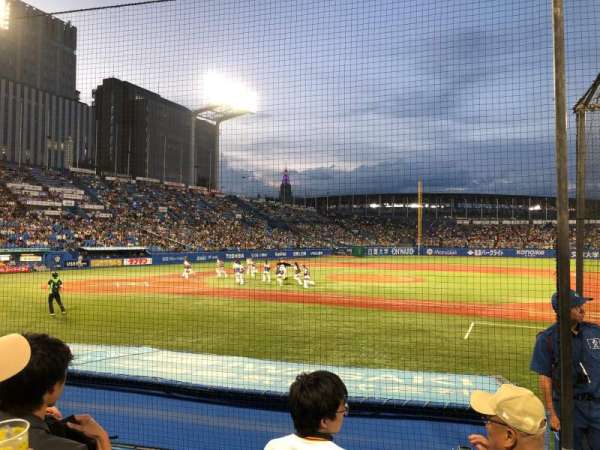 Meiji Jingu Stadium, section: First Base Side, Gate 4-5, row: 12, seat: 81 & 82