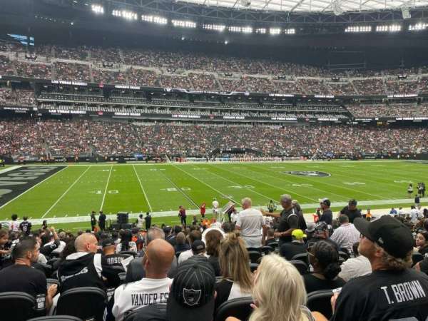 Allegiant Stadium, section: C137, row: 21, seat: 8